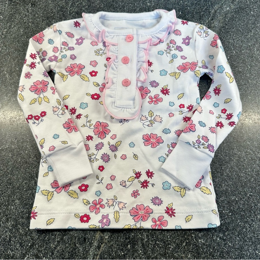 Little English Floral Pajama Top